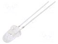 LED; green; 5mm; 30000÷35000mcd; 8°; Front: convex; 2.9÷3.6VDC OPTOSUPPLY OSG5DA5201A