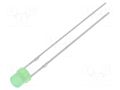 LED; green; 3mm; 500÷750mcd; 120°; Front: recessed; 2.8÷3.6VDC OPTOSUPPLY OSG5DA3PC4A