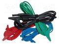 Test leads; Len: 3m; banana plug 4mm,aligator clip KYORITSU KEW7141B