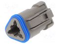 Connector: wire-wire; plug; female; PX0; PIN: 3; IP68; for cable BULGIN PX0105S03GY