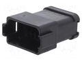 Connector: wire-wire; terminals, size 16; plug; male; PX0; PIN: 12 BULGIN PX0106P12ABK