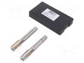 Tap; M12; 1.5; L: 70mm; Holder: hand; 7mm; Thread: fine thread; 2pcs. VÖLKEL VOLKEL-26348