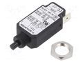 Circuit breaker; Urated: 240VAC; 48VDC; 0.3A; SPST; Poles: 1; screw SCHURTER T11-211-0.3A