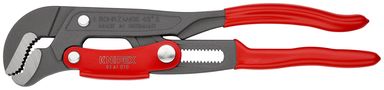 KNIPEX 83 61 010 Pipe Wrench S-Type with fast adjustment plastic coated grey powder-coated 330 mm 83 61 010 4003773077602