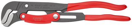 KNIPEX 83 61 015 Pipe Wrench S-Type with fast adjustment plastic coated grey powder-coated 420 mm 83 61 015 4003773077619