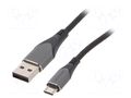 Cable; USB 2.0; USB A plug,USB B micro plug; nickel plated; 2m VENTION COAHH