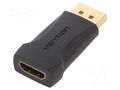 Adapter; DisplayPort plug,HDMI socket; Support: FullHD 3D; black VENTION HBOB0