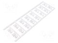 Markers; 3.5÷7mm; polyamide 66; white; -40÷100°C; snap fastener WEIDMÜLLER WM-1025220000