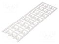 Markers; 4÷6mm; polyamide 66; white; -40÷100°C; snap fastener; SFC WEIDMÜLLER WM-1062050000