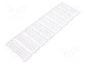 Markers; 1.7÷2.1mm; polyamide 66; white; -40÷100°C; push-in; SFR WEIDMÜLLER WM-1318710000