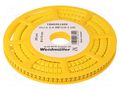 Markers; Marking: 2; 4÷10mm; PVC; yellow; -30÷80°C; leaded; CLI C WEIDMÜLLER WM-1568261508