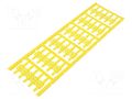 Markers; 2÷3.5mm; polyamide 66; yellow; -40÷100°C; snap fastener WEIDMÜLLER WM-1805730000