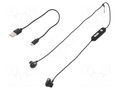 Wireless headphones with microphone; black; USB; 10m LOGILINK BT0056