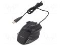 Mouse; black; USB; optical,wired; DPI change button; No.of butt: 7 LOGILINK ID0202