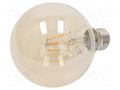LED lamp; white warm; E27; 230VAC; 400lm; P: 4W; 2500K; CRImin: 80 PHILIPS 67360400