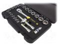 Wrench-set; socket spanner; Mounting: 3/8"; 23pcs. C.K CK-T4661