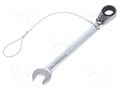 Wrench; combination spanner,with ratchet; 12mm; steel; L: 174mm BETA BE142HS/12