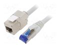 Extender Ethernet; RJ45 socket,RJ45 plug; S/FTP; 6a; stranded; Cu LOGILINK CC5032S