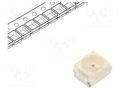 LED; green; SMD; PLCC2; 7.1÷12(typ)-18mcd; 2.2÷2.8VDC; 60°; 30mA VISHAY VLMG3105-GS08