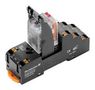 POWER RELAY, DPDT, 10A, 250V, DIN RAIL DRMKITP115VAC 2CO LD/PB