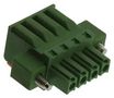 TERMINAL BLOCK, PLUG, 4POS, 30-14AWG 1986726-4