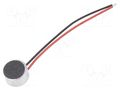 Microphone; electret; 50÷16000Hz; 2.2kΩ; -58dB; Ø6x3.5mm; 0.4mA LOUDITY LD-MC-6035W-1