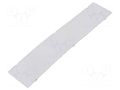 Stopper; UL94V-0; grey; ABS KRADEX ZDFJ1012-ABS-V0