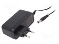 Power supply: switching; mains,plug-in; 15VDC; 1.25A; 18W; 85% XP POWER VEL18US150-EU-JA