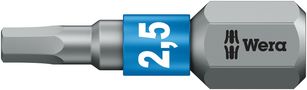 840/1 BTZ bits, 2.5x25, Wera 05056682001