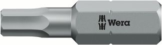 840/1 Z Tamper-proof Hex-Plus BO bits, 5.0x25, Wera 05056345001
