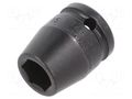 Socket; 6-angles,socket spanner,impact; HEX 15mm; 1/2"; IMPACT STAHLWILLE ST-23010015