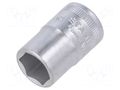 Socket; 6-angles,socket spanner; HEX 16mm; 1/2"; short STAHLWILLE ST-3030016