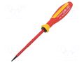 Screwdriver; insulated; slot; 3.5x0.6mm; Blade length: 100mm STAHLWILLE ST-46603035