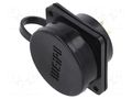 Connector: circular; socket; female; PIN: 3; IP67; SA28; 50A; 500V WEIPU SA2813/S3B