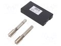 Tap; M12; 0.5; L: 70mm; Holder: hand; 7mm; Thread: fine thread; 2pcs. VÖLKEL VOLKEL-26345