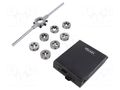 Kit: threading dies; Kit: threading dies,diestock; 8pcs. VÖLKEL VOLKEL-49525