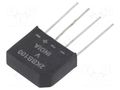 Bridge rectifier: single-phase; Urmax: 1kV; If: 1.9A; Ifsm: 50A VISHAY VS-2KBB100