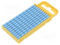 Markers; Marking: L3; 4.3÷5.3mm; polyamide; blue; -40÷85°C; push-in HELLERMANNTYTON WIC3-L3-BU