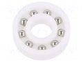 Bearing: ball; Øint: 20mm; Øout: 52mm; W: 15mm; Cage: polyamide IGUS BB-6304-B180-30-ES