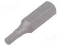 Screwdriver bit; hex key; HEX 3mm; Overall len: 25mm BETA BE861PE/3