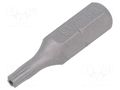 Screwdriver bit; Torx® with protection; T10H; Overall len: 25mm BETA BE861RTX/10