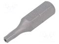 Screwdriver bit; Torx® with protection; T10H; 1/4" BETA BE861RTX/10