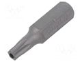 Screwdriver bit; Torx® with protection; T20H; Overall len: 25mm BETA BE861RTX/20