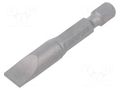 Screwdriver bit; slot; 8x1.6mm; Overall len: 50mm BETA BE862LP/1.6X8.0