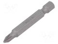 Screwdriver bit; Pozidriv®; PZ1; Overall len: 50mm BETA BE862PZ/1