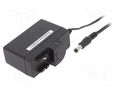 Power supply: switching; mains,plug-in; 9VDC; 1.33A; 12W; 84.2% XP POWER ACM12US09