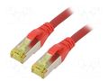 Patch cord; RJ45 plug,both sides; S/FTP; 6a; stranded; Cu; LSZH DIGITUS DK-1644-A-005/R