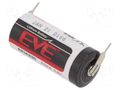 Battery: lithium; 14335,2/3AA; 3.6V; 1650mAh; non-rechargeable EVE BATTERY EVE-ER14335/2PT