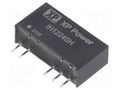 Converter: DC/DC; 2W; Uin: 12VDC; Uout: 24VDC; Uout2: -24VDC; SIP; THT XP POWER IH1224SH