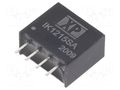 Converter: DC/DC; 250mW; Uin: 12VDC; Uout: 15VDC; Iout: 16.67mA; SIP XP POWER IK1215SA